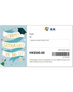 MyMy eGift Card [Happy Graduation] 500-1500HKD