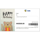 MyMy eGift Card [Happy Birthday] 500-1500HKD