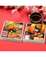 北の雅 日本豪華 和風x洋風 海鮮盛 二段重 日本直送29款菜式
