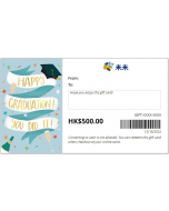MyMy eGift Card [Happy Graduation] 500-1500HKD