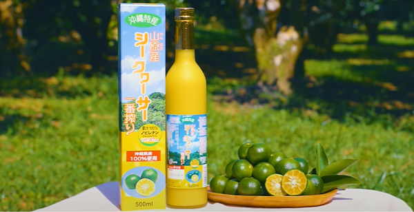 Okinawa Arakaki 沖繩⼭原地區產鮮榨100％⾹檸⻘切濃縮果汁 日本進口 500ml